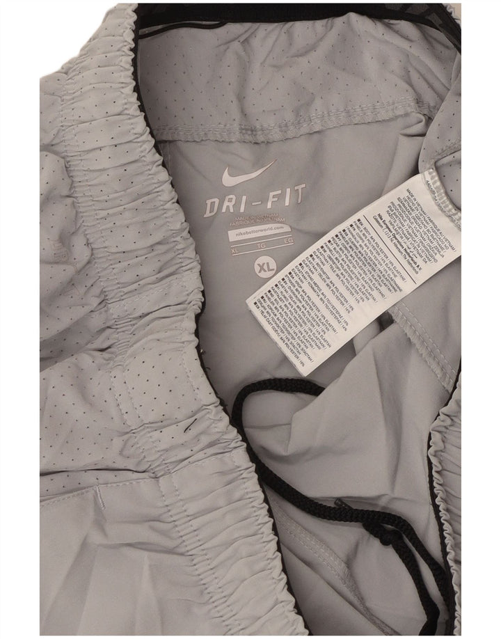 NIKE muške Dri Fit grafičke sportske kratke hlače XL sivi poliester