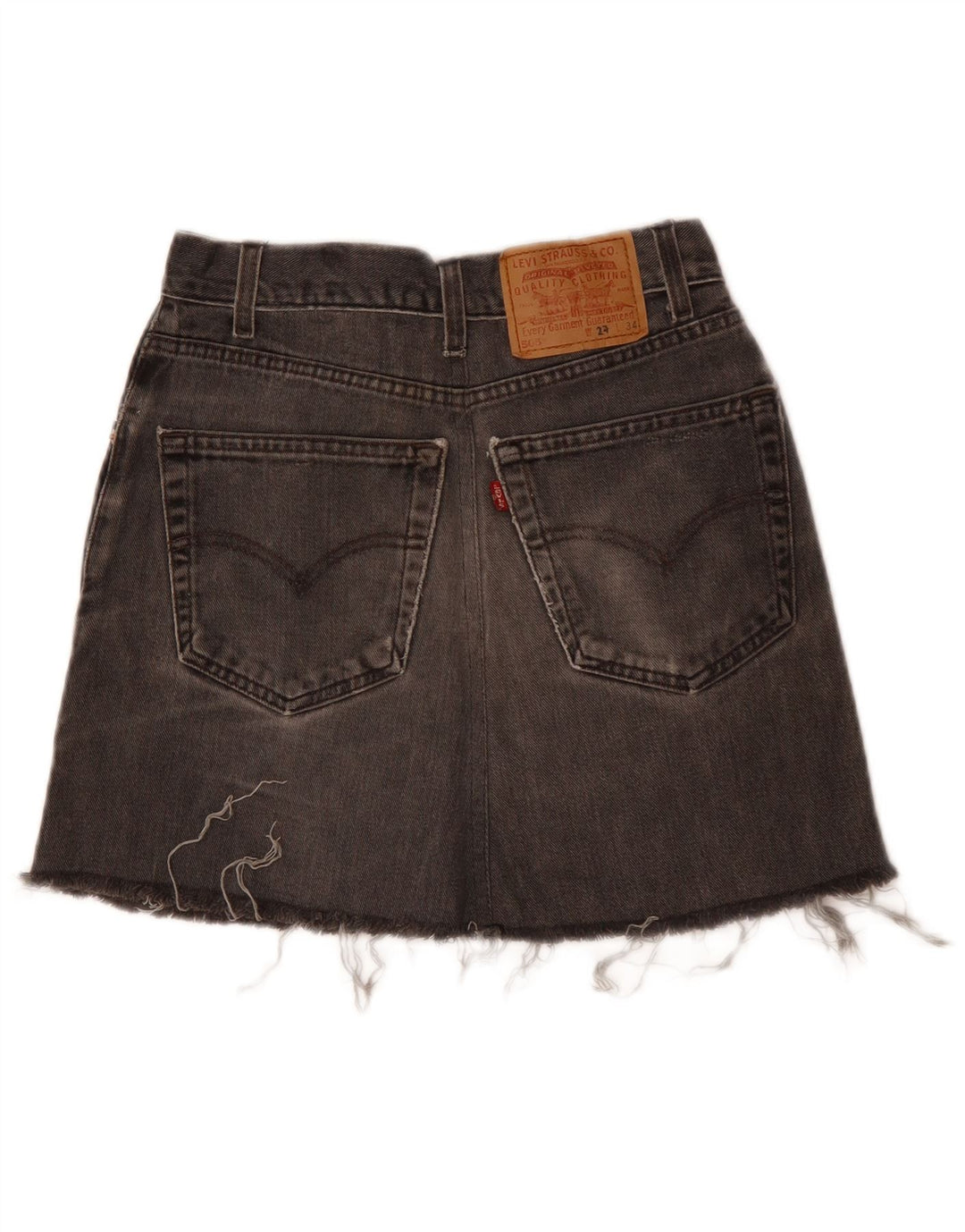 Levi's ženska 503 traper suknja W24 XS siva