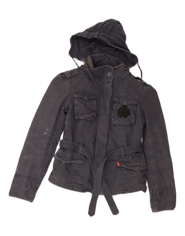 Levi's ženska jakna s kapuljačom UK 14 srednje tamnoplavi pamuk