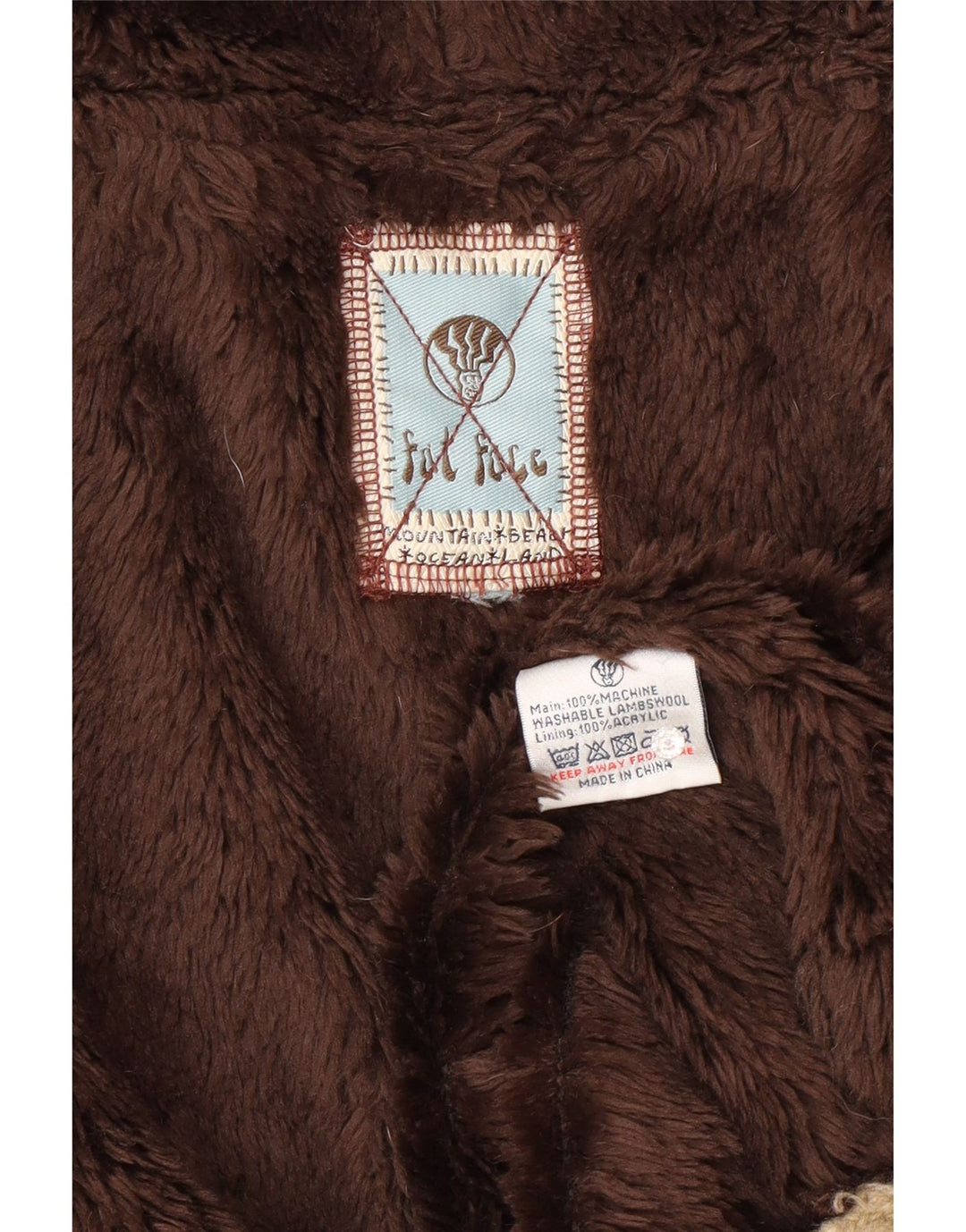 Fat Face ženski džemper s kapuljačom UK 14 srednje bež janjeća vuna