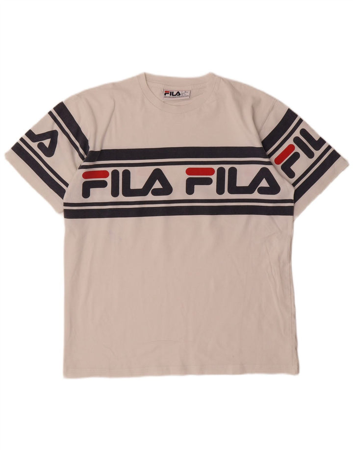 Fila Muška majica kratkih rukava s grafičkim motivima Mala bijela