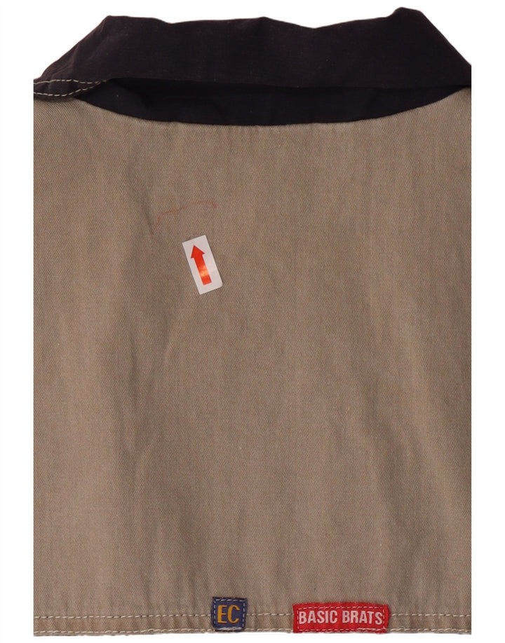 Enrico Coveri Mens Utility Jacket UK 40 Large Navy Blue Colourblock