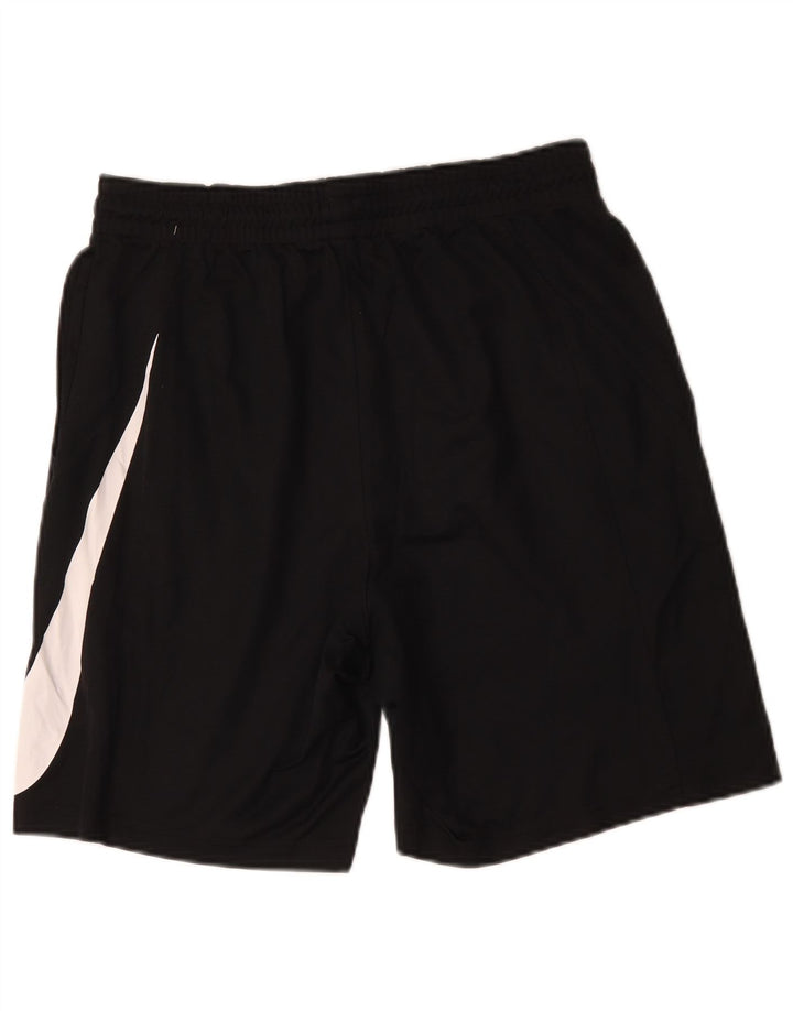 Nike Dri Fit Graphic Sport Shorts Large Black Poliester