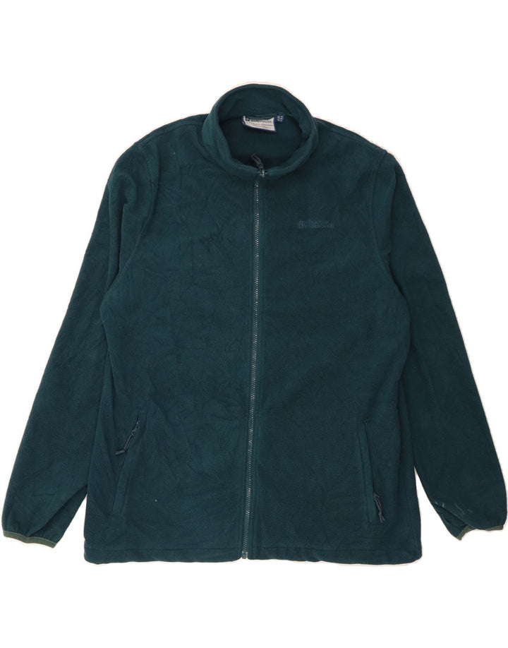 MOUNTAIN WAREHOUSE Womens Fleece Jacket UK 18 XL  Green Polyester Vintage Mountain Warehouse and Second-Hand Mountain Warehouse from Messina Hembry 