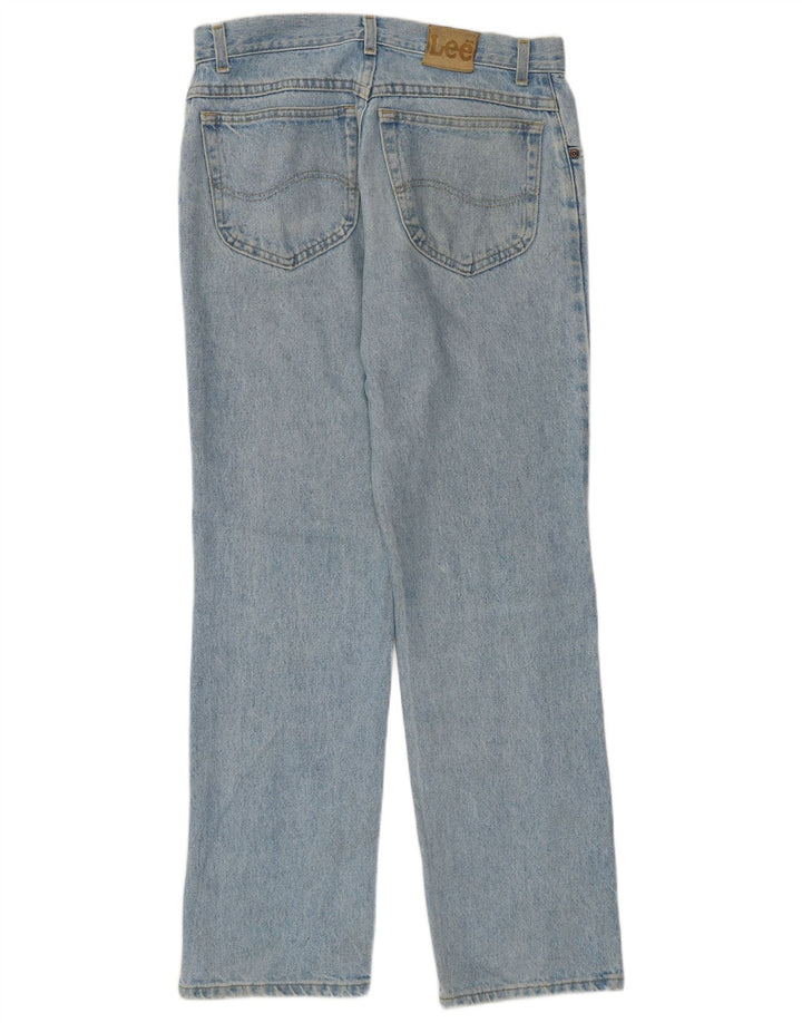 Lee muške ravne traperice W33 L30 plavi pamuk
