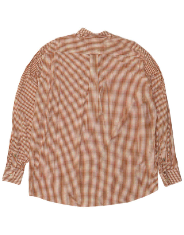 Tommy Hilfiger muška košulja veličina 17 1/2 XL narančasta karirana