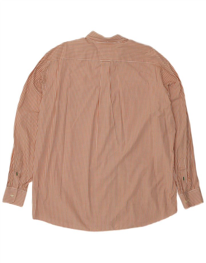 Tommy Hilfiger muška košulja veličina 17 1/2 XL narančasta karirana