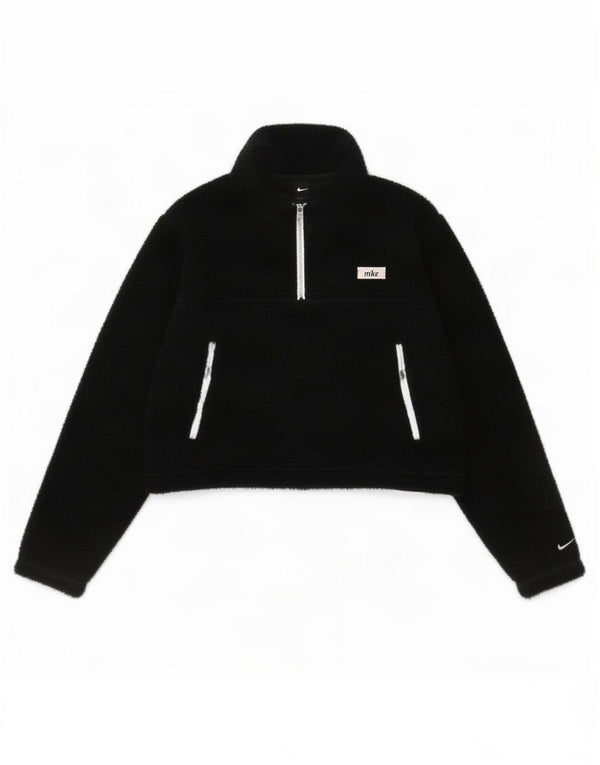 Nike ženska jakna od flisa Therma-Fit Loose 1/4 Zip UK 16 Large Black