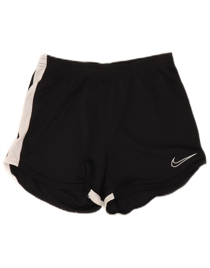 Nike ženske sportske kratke hlače UK 10 male crne boje poliester
