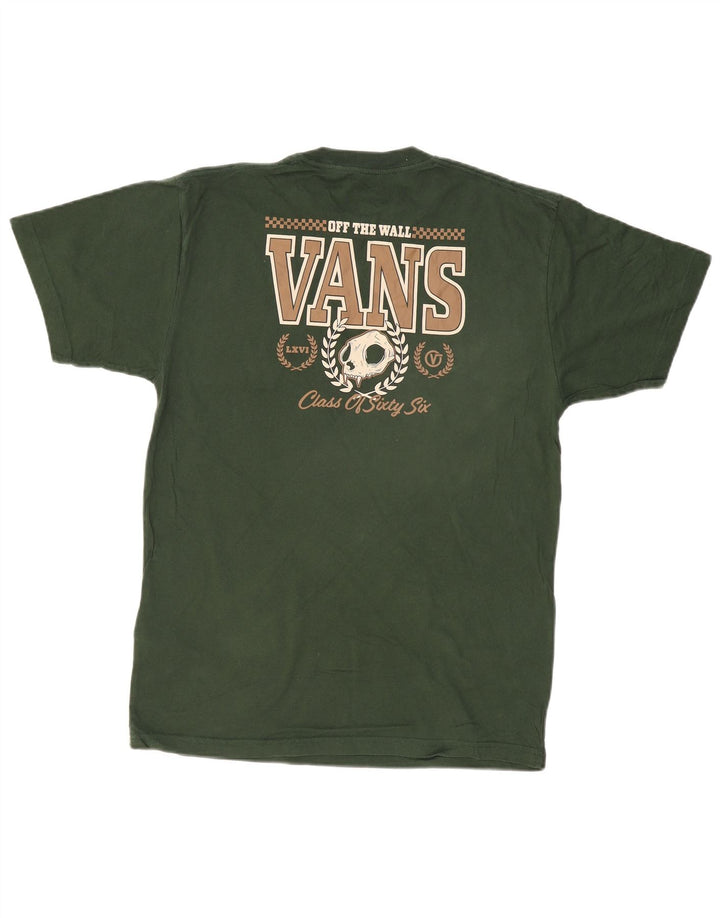 VANS muška majica kratkih rukava s grafičkim motivima, srednji zeleni pamuk