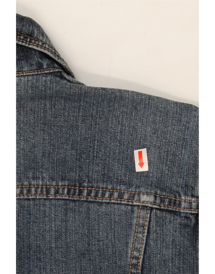 BENETTON Womens Denim Jacket UK 14 Medium Blue Vintage Benetton and Second-Hand Benetton from Messina Hembry 