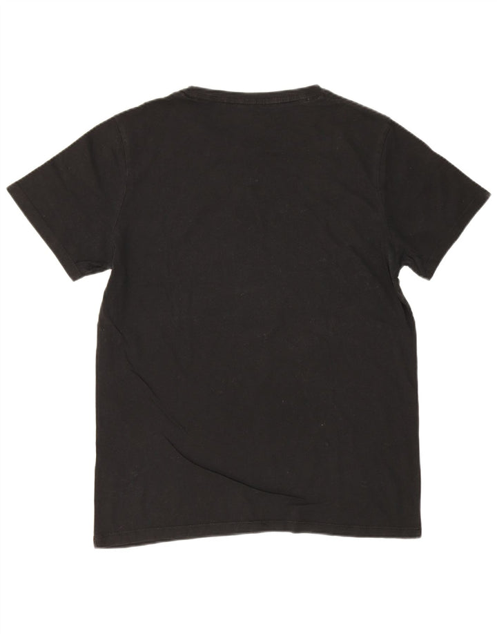 Jack & Jones muška grafička majica srednje crna