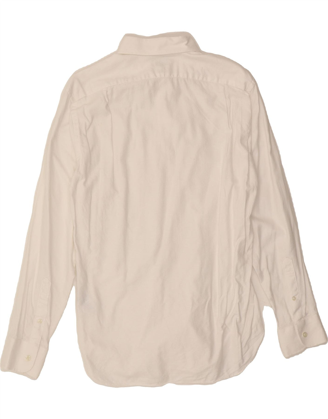 J. CREW Mens Slim Shirt Size 15 1/2 Medium White Cotton Vintage J. Crew and Second-Hand J. Crew from Messina Hembry 