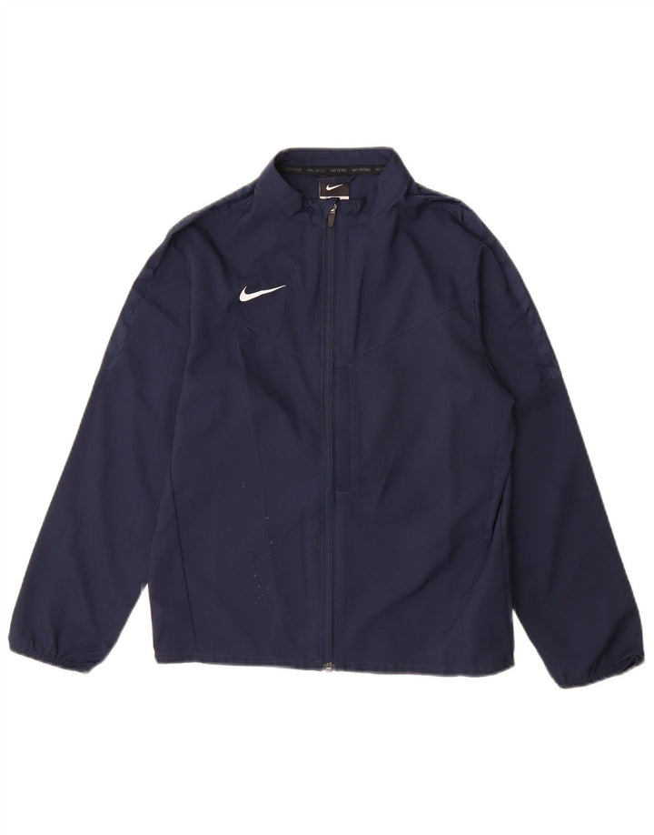 Nike Boys Trenirka Gornja jakna 8-9 godina mala tamnoplava poliester