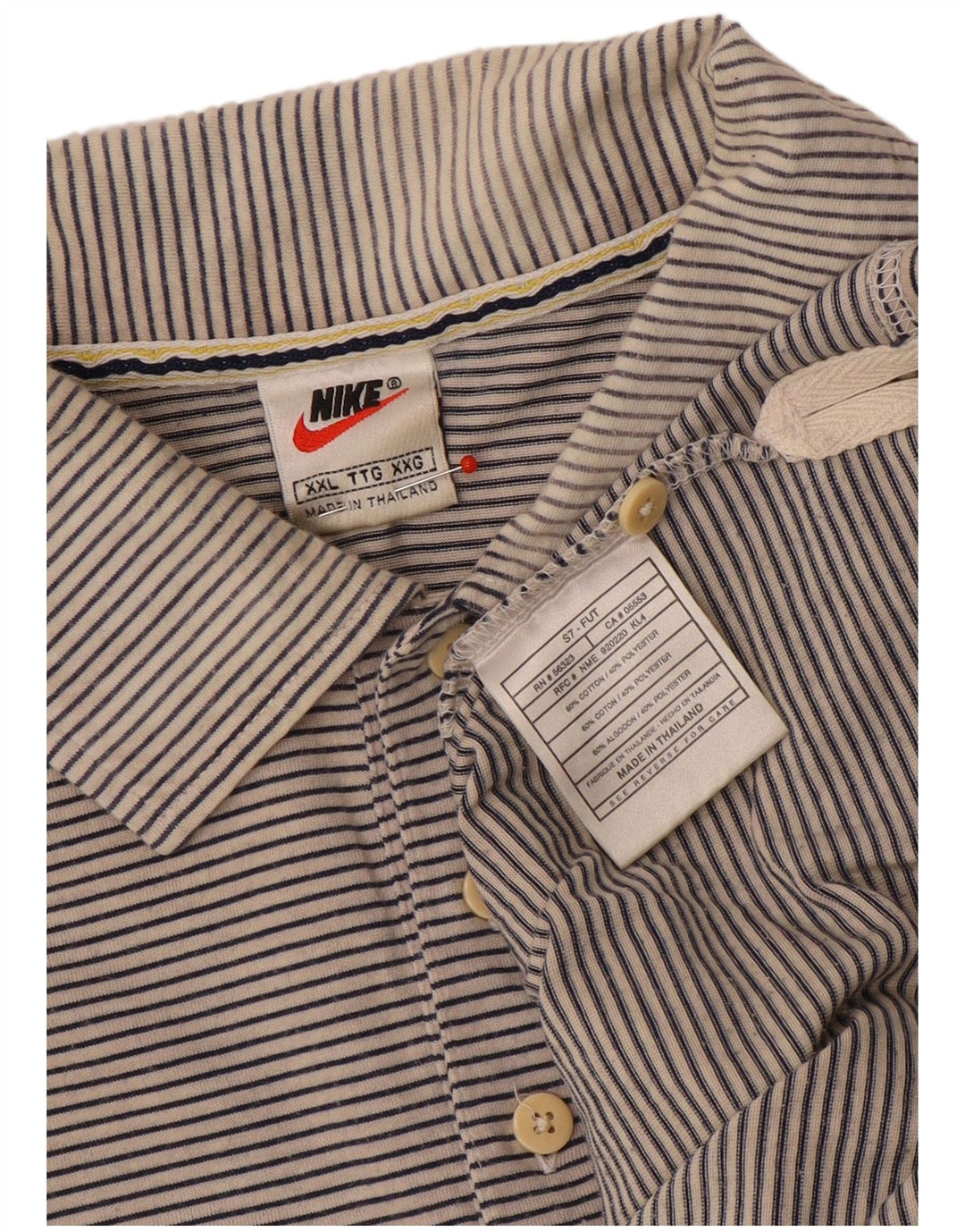Nike muška polo majica 2XL pamuk na sive pruge