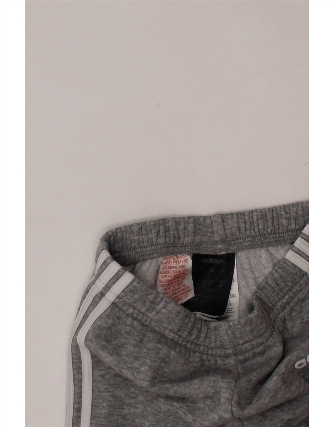 ADIDAS Trenirka za dječake, hlače za trčanje, 3-4 godine, sivi pamuk