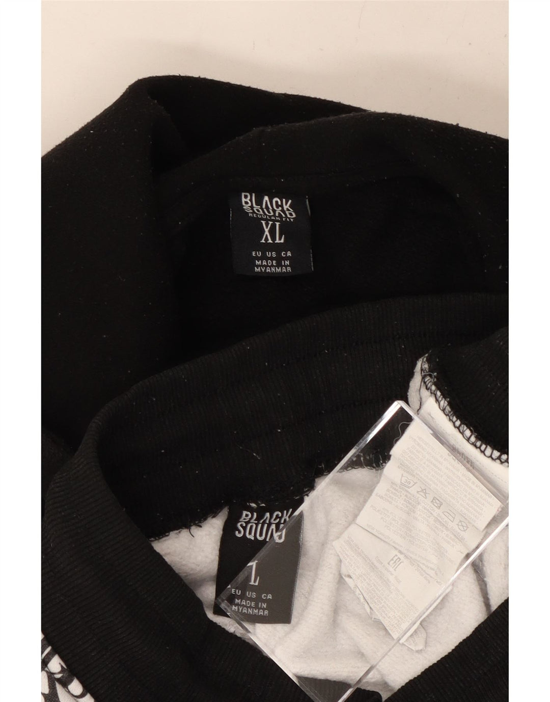 BLACK SQUAD Muška trenirka regularnog kroja Graphic XL bijele boje