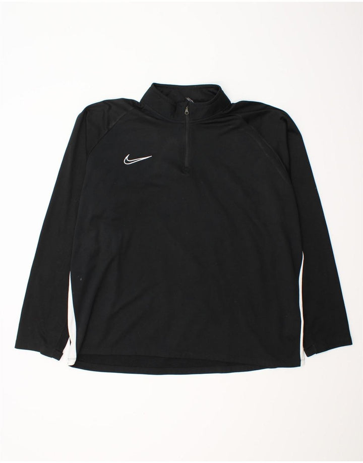 NIKE Muška trenirka Dri Fit Zip Neck Top 2XL Black Colourblock