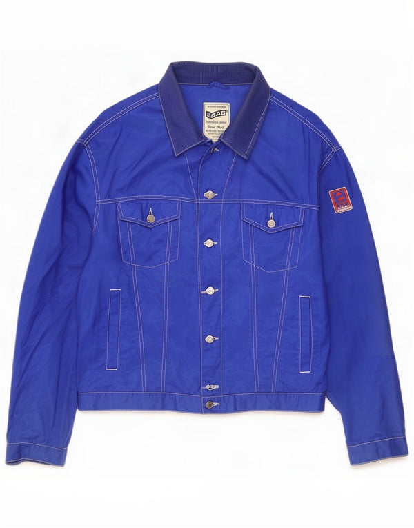 Gas Mens Utility Jacket UK 44 2XL Plava