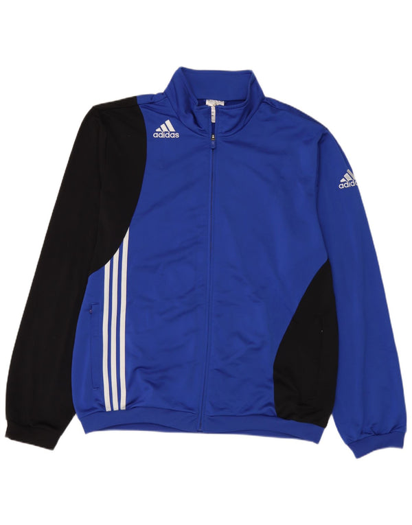 Adidas muška trenirka gornja jakna UK 48/50 XL plava poliesterska boja