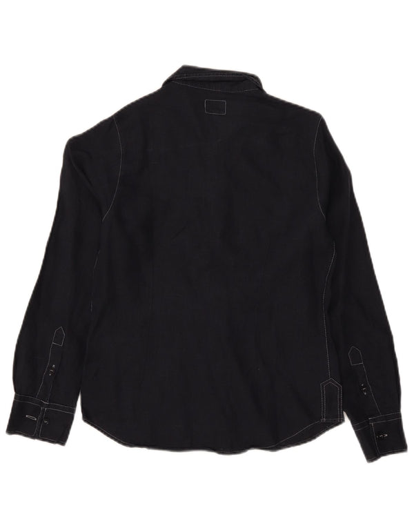 Armani Teen Boys majica 9-10 godina crna lanena