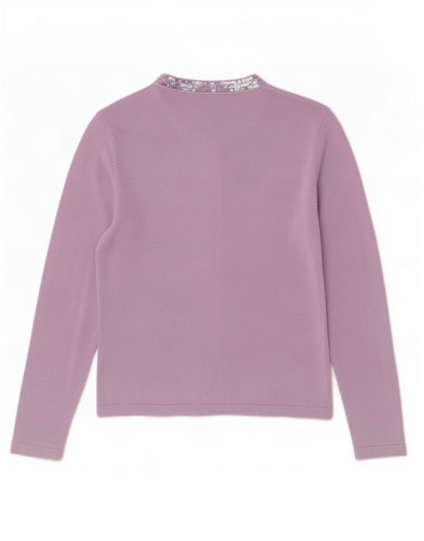 Marks & Spencer ženski kardigan pulover UK 10 Small Purple