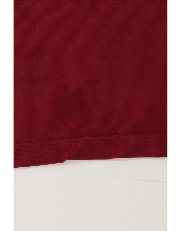 ELLESSE Muška majica kratkih rukava srednje veličine, crveni pamuk