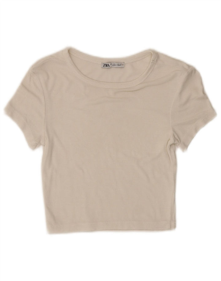 Zara ženska majica kratkih rukava UK 8 Small White