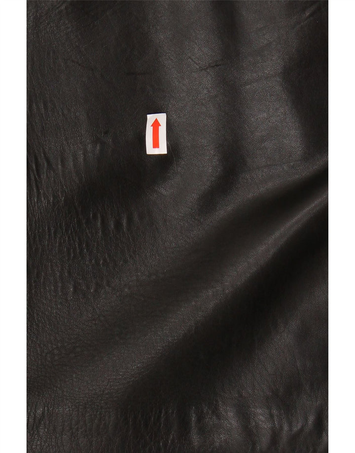 PIERRE CARDIN muška kožna jakna IT 58 4XL crna koža