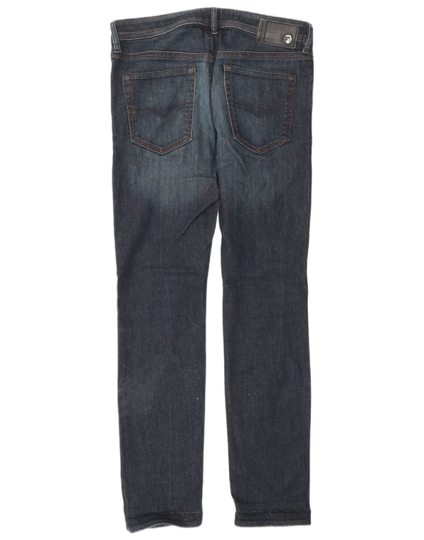Diesel Mens Buster Regular Slim Sužene traperice W32 L32 Plavi pamuk