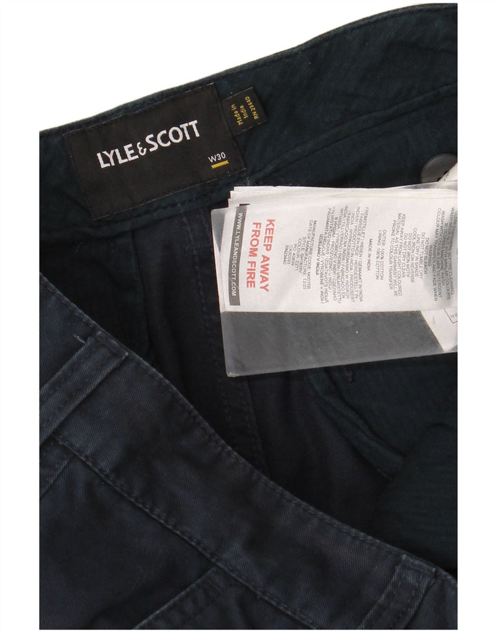 Lyle & Scott muške kargo kratke hlače W30 srednje tamnoplavi pamuk