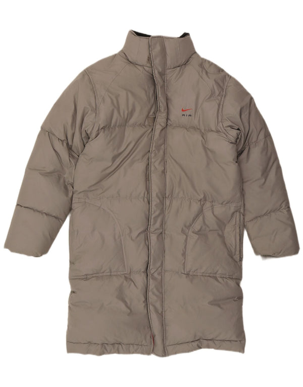 Nike muški podstavljeni kaput UK 36/38 mali sivi poliester