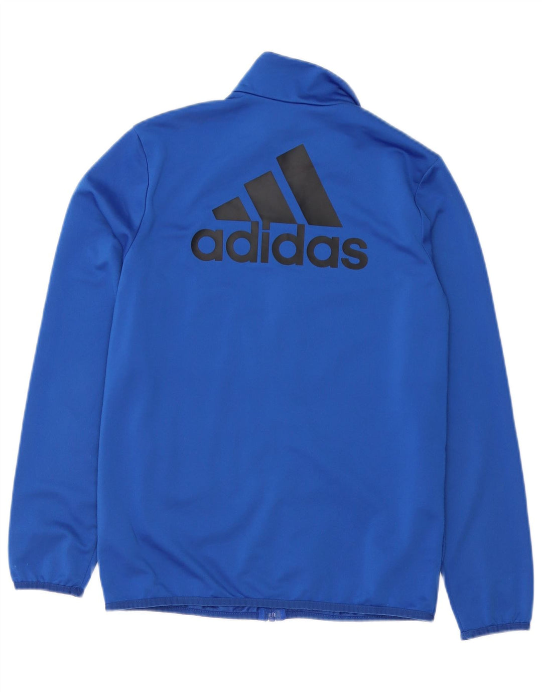 Gornja jakna od trenirke Adidas za dječake 13-14 godina, plavi poliester