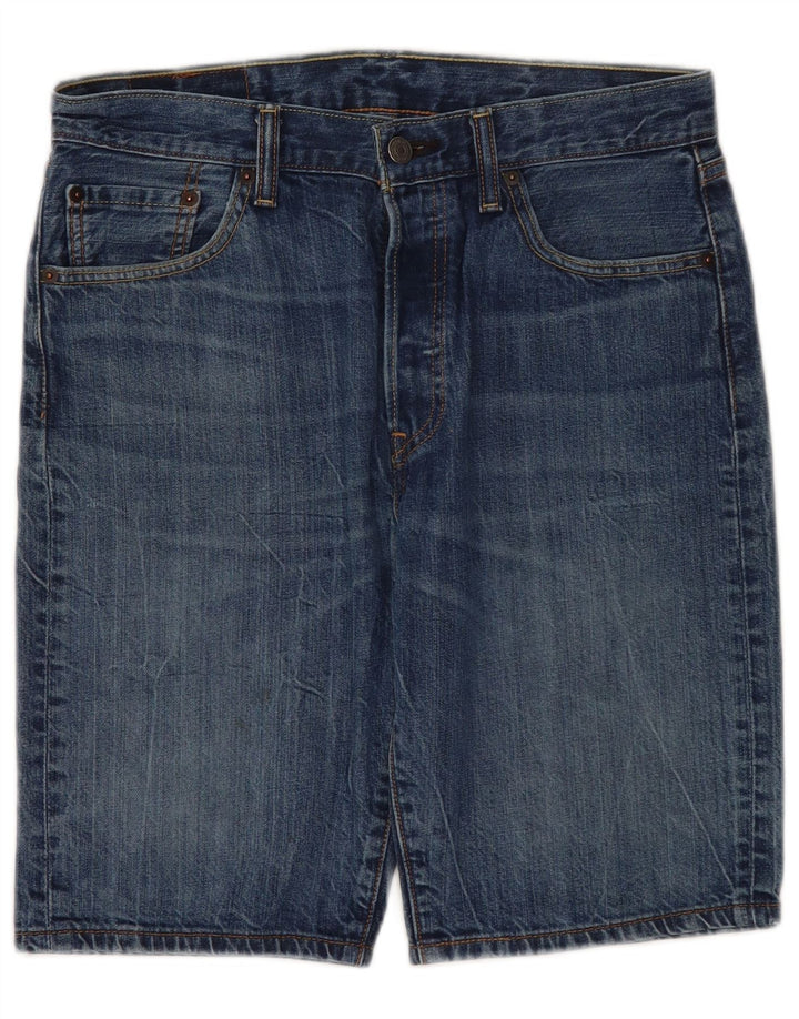 Levi's muške 501 traper kratke hlače W30 srednje plavi pamuk