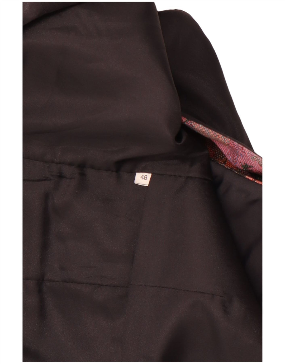 VINTAGE muški prsluk IT 48 srednje ružičasto cvjetni