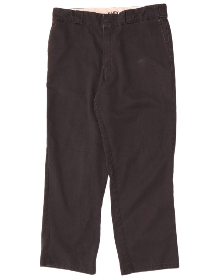 Dickies muške ravne chino hlače W34 L29 crne