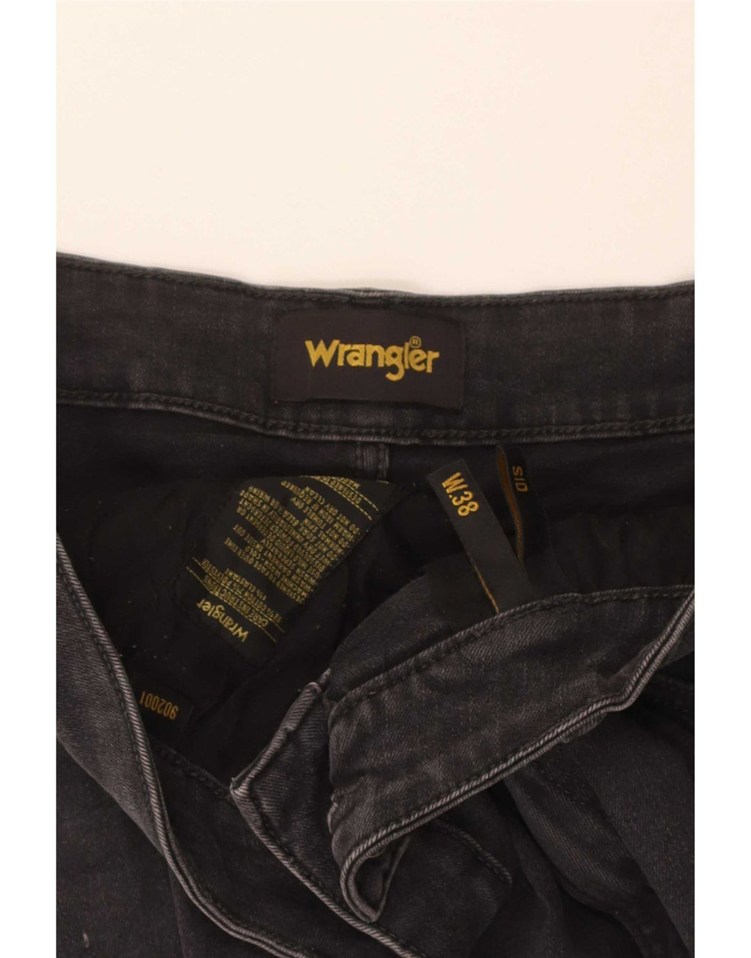 Wrangler muške uske traperice Sid W38 L29 sivi pamuk