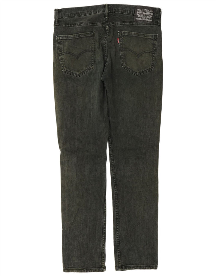 Levi's muške uske traperice W33 L32 Zeleni pamuk