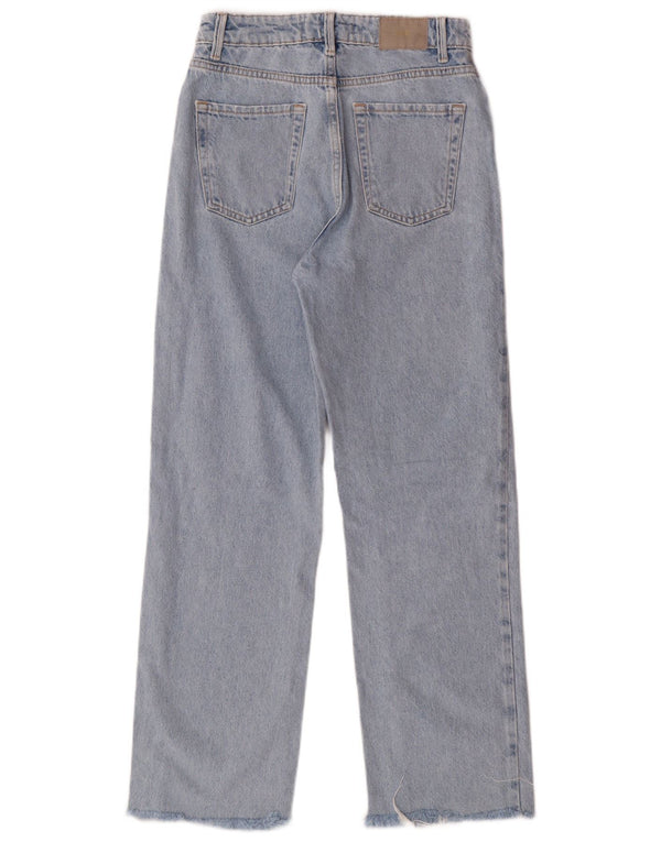 Zara ženske ravne traperice visokog struka EU 34 2XS W24 L27 plave pamučne klasične