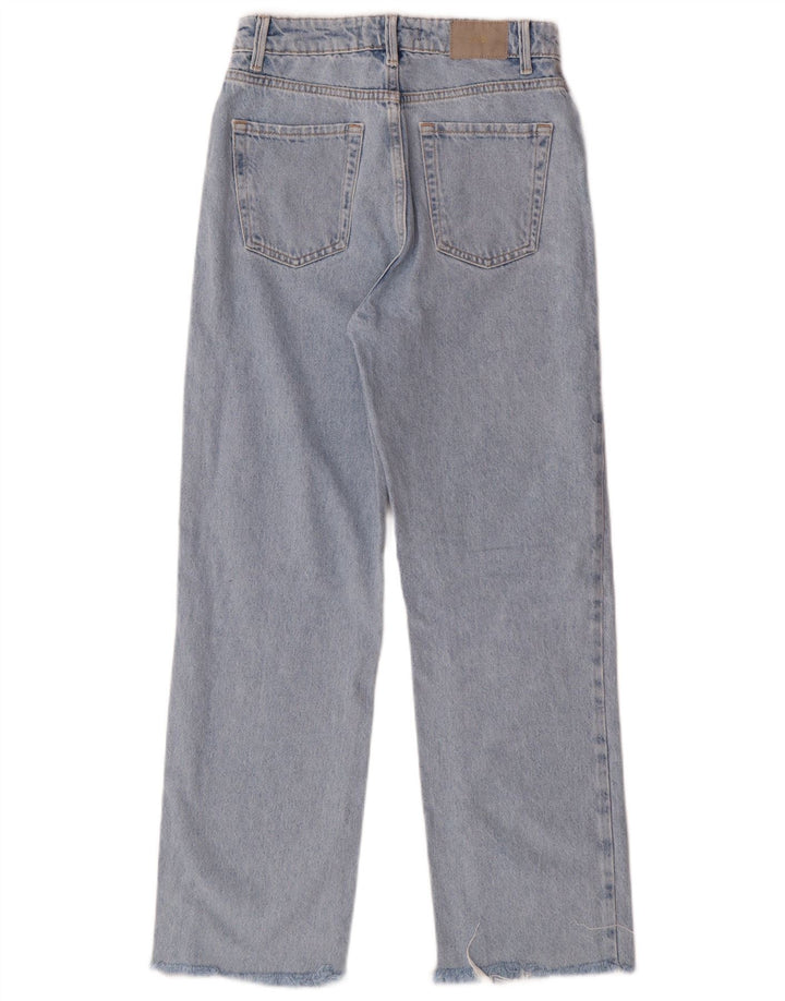 Zara ženske ravne traperice visokog struka EU 34 2XS W24 L27 plave pamučne klasične