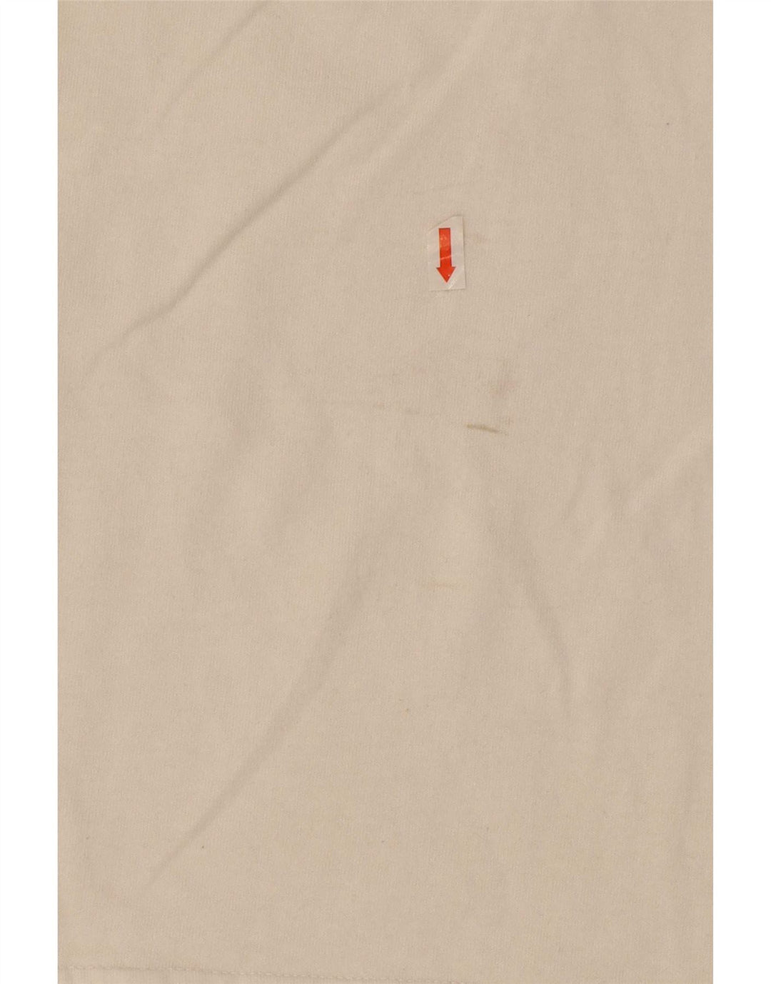 Vintage muška mala bijela majica s grafičkim motivima