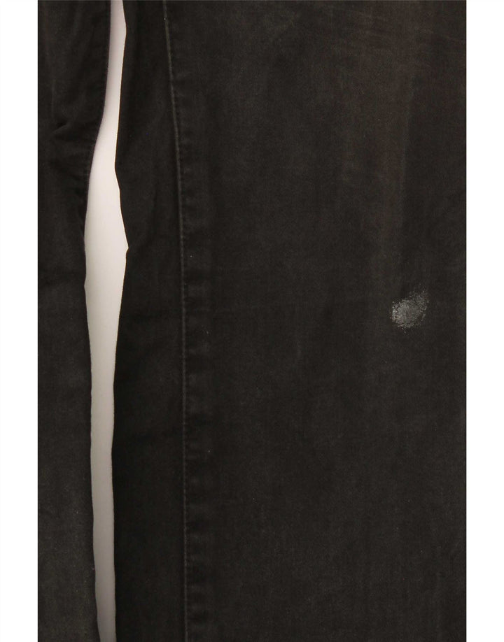 Gas muške ležerne hlače s bootcut W31 L32 crne