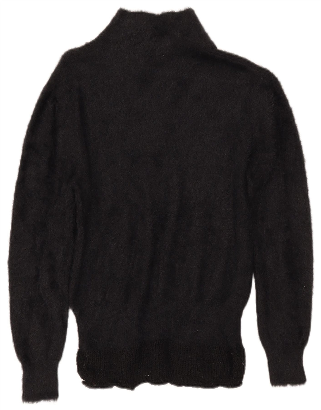 ZARA ženski džemper s polo izrezom UK 14 srednje crna