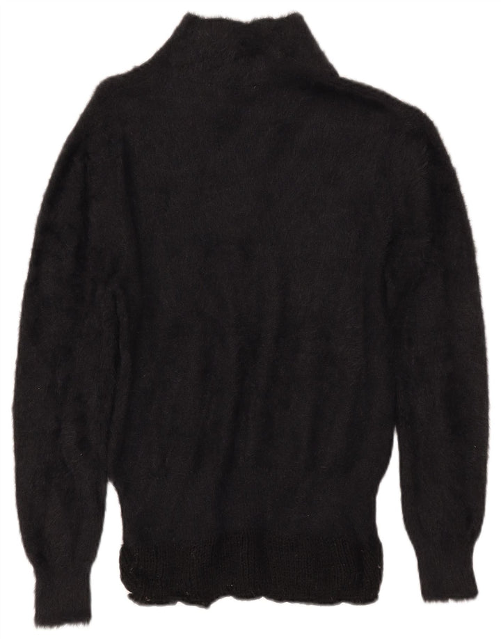 ZARA ženski džemper s polo izrezom UK 14 srednje crna