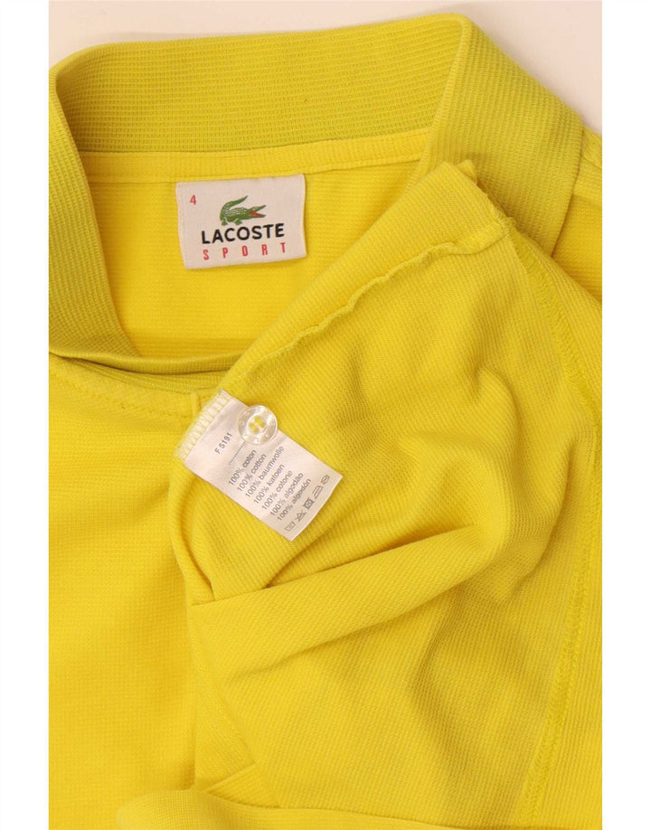 Lacoste muška polo majica veličine 4 srednje žuti pamuk