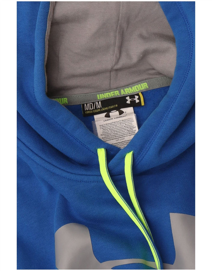 Under Armour muška majica s kapuljačom srednje plavi pamuk