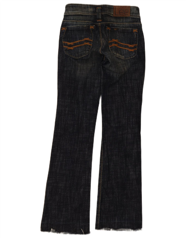 Lee ženske traperice Leola Bootcut W26 L33 tamnoplavi pamuk