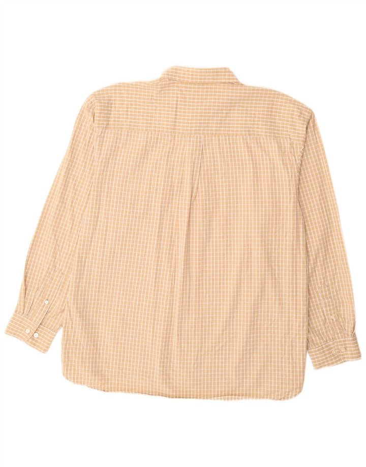 Izod muška košulja XL bež gingham pamuk