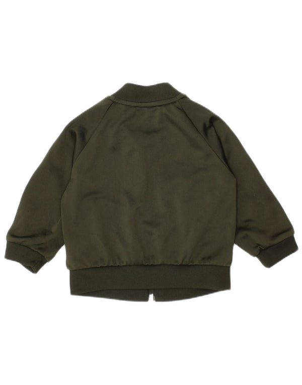 Gornja jakna trenirke ADIDAS Baby Boys 3-6 mjeseci kaki poliester