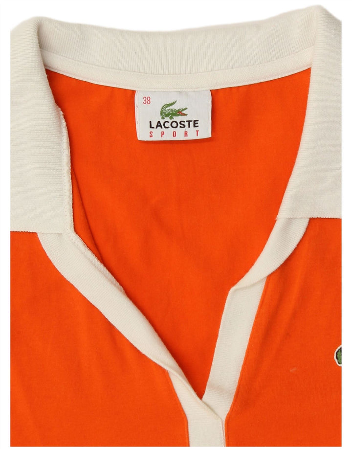 LACOSTE ženska polo majica bez rukava, veličina 38 srednje narančaste boje